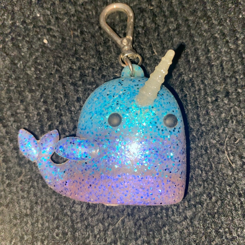 Bath an Body works Glitter narwhal Pocketbac holder